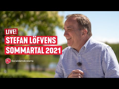 , title : 'LIVE: Stefan Löfvens sommartal 2021'