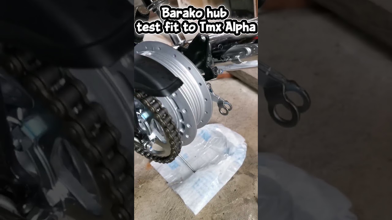 Tmx rear hub conversion to Barako.