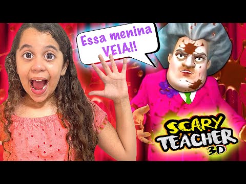 SARAH TROLLED THE TEACHER WITH THE CHOCOLATE CAKE!!! - Scary Teacher