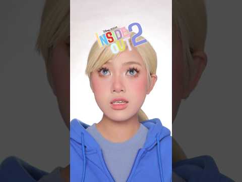 Inside Out 💛💙🩷💚💜 Ib: @camilapudim #insideout2 #insideoutmakeup #blingbabi #shorts