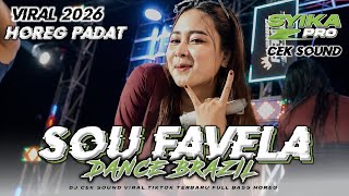Download lagu DJ SOU FAVELA HOREG FULL BASS TREND DANCE BRAZIL VIRAL TIKTOK TERBARU 2026 CEK SOUND (SYIKA PRO) mp3