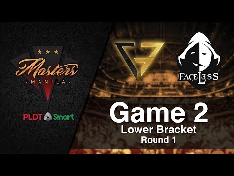Clutch Gamers vs Faceless | Game 2 | The Manila Masters | LB Round 1