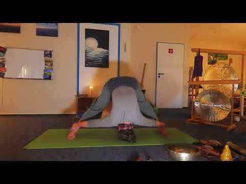 Heldenyoga-5: Gegrätschter gestützter Kopfstand - Prasarita Padottanasana- Stark für innere Ruhe