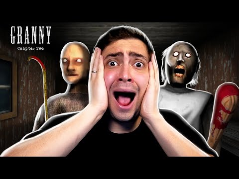 alanzoka jogando Granny 2, jogo de terror