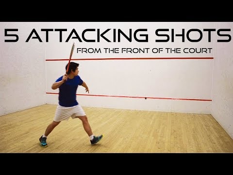 5 ATTACKING SHOTS IN SQUASH | Squash Tips