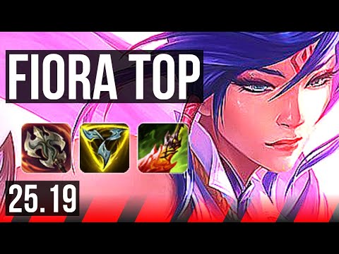 FIORA vs GAREN (TOP) | Rank 2 Fiora, 9 solo kills, Rank 22 | TR Challenger | 25.19