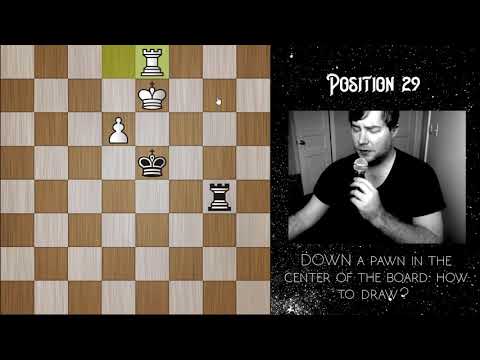 ROOK CENTER PAWN | Position 29 Complete Chess Endgames