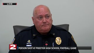 Full Press Conference Regarding Shooting After Proctor Football Game in Utica