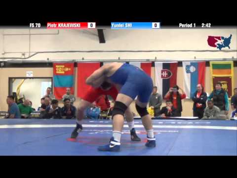 70 KG QF - Piotr Krajewski (POL) vs Yunlei Shi (CHN)