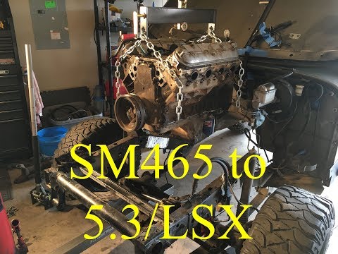 SM465 to LS motor, what you need