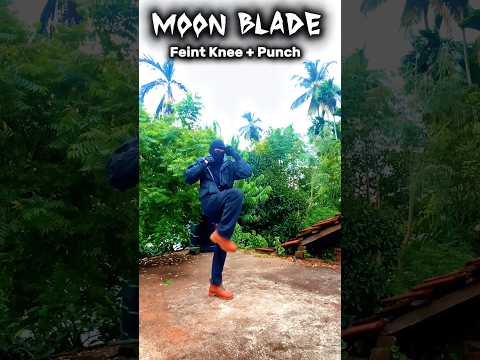 Feint knee and punch Ko 🥷 #moonblade #boxing #trendingshorts #mma #usa
