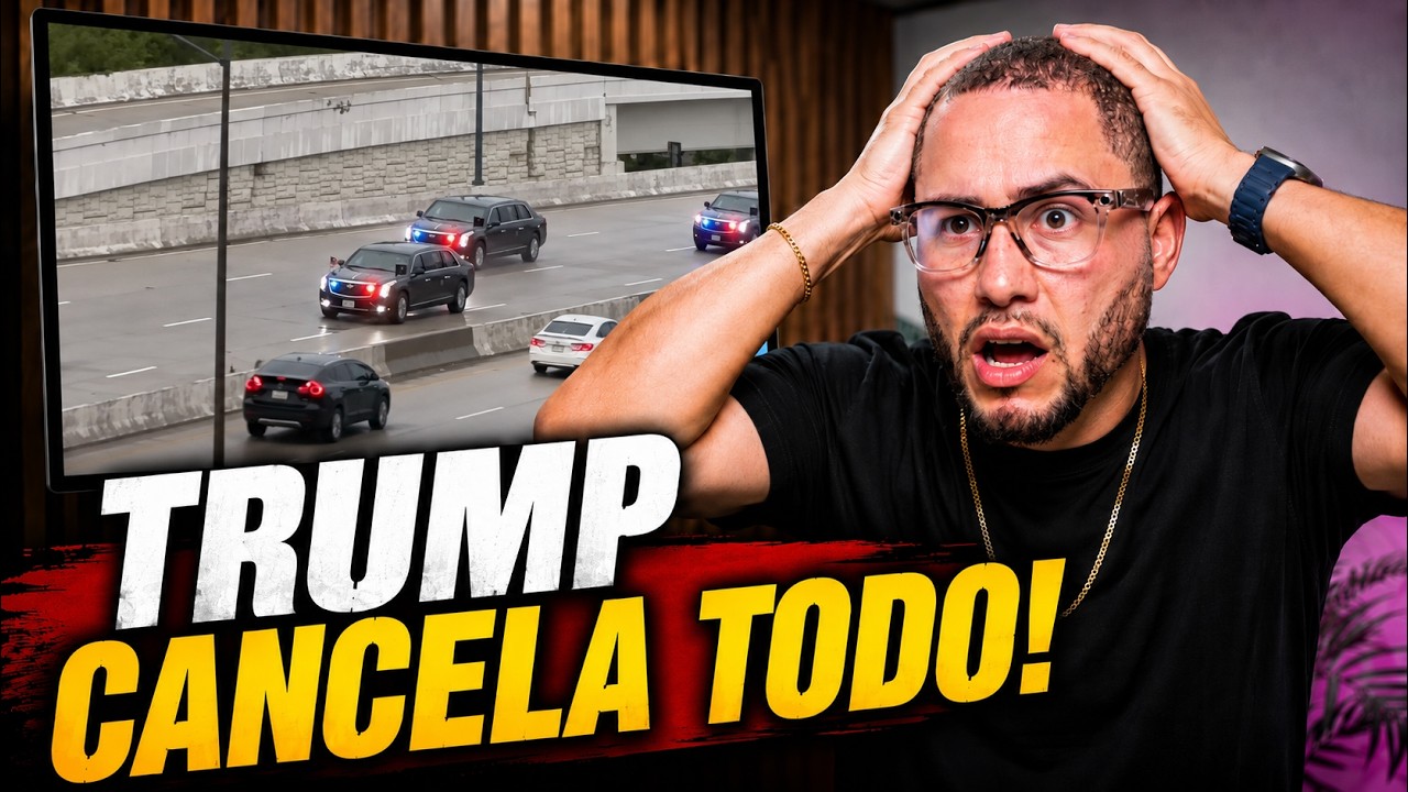 URGENTE! Donald Trump CANCELA SU VIAJE A NJ (QUE ESTA PASANDO?)