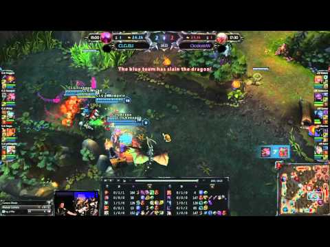 Round 1 Group B : CLG.eu vs OCW - LoL ECC: Poland, Warsaw 28-29.07.2012