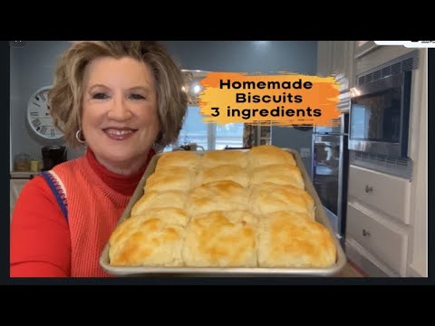 Southern Biscuits Homemade 3 Ingredients! Fluffy No Fuss No Fail!