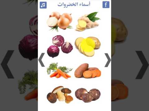 أسماء الخضروات وأنواع الخضروات Video