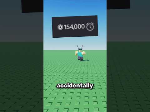 I Accidentally Made $150,000 Robux... #roblox #robloxshorts