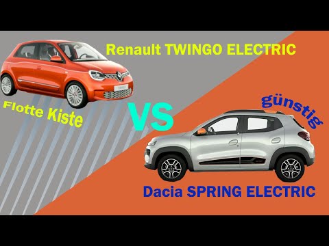 Kompakter Preisvergleich Dacia SPRING VS Renault TWINGO Electric | Wer ist besser?