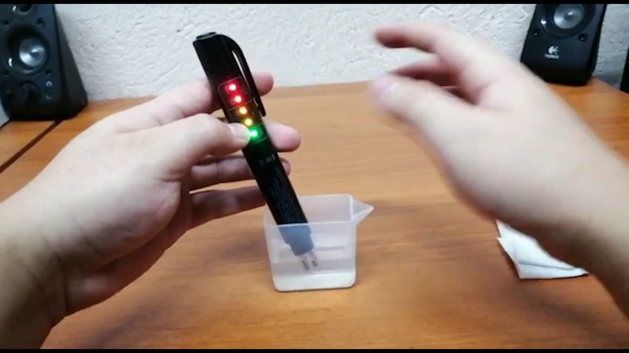 Lápiz comprobador de líquido de frenos