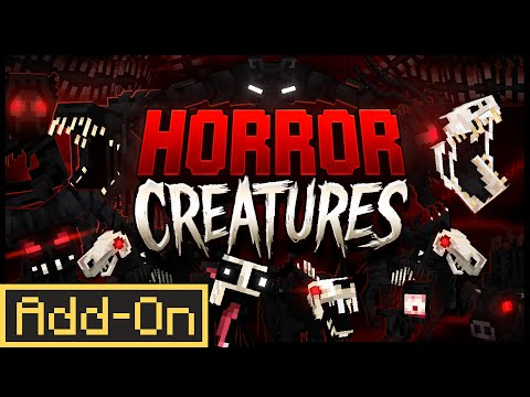 The BEST HORROR Add-On for Minecraft Bedrock is INSANE! (Horror Creatures)
