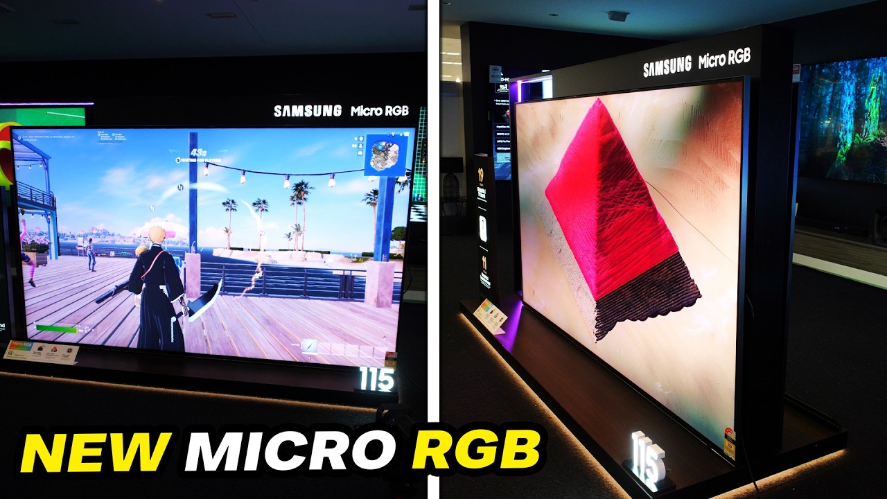 I Checked out Samsung's Micro RGB Flagship TV in Person