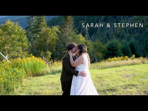 Sarah & Stephen's Wedding Highlight at Waterville Valley Lodge, Waterville, NH