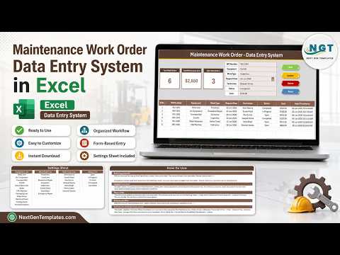 Maintenance Work Order Template Free