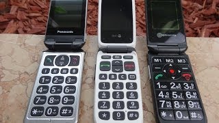 "PANASONIC 327 / DORO PHONEEASY 612 / AMPLICOMMS POWERTEL M6900" -Info über die Seniorenhandys