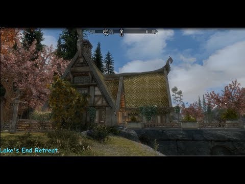 Lake's End Retreat - Skyrim Special Edition House Mod