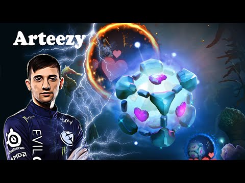 Arteezy - Io Midlane with Puppey, Matumbaman vs Armel, Nisha and Save | Dota 2 7.28c Gameplay
