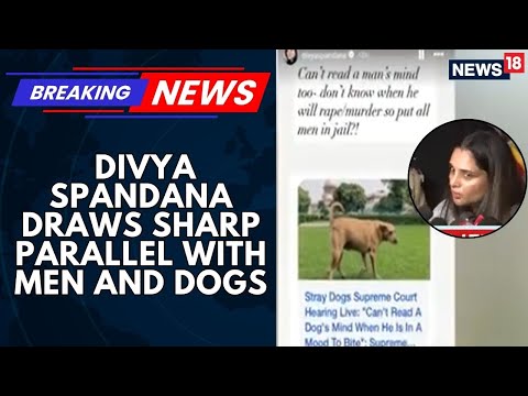 Actor Divya Spandana Slams Sc Remark On Stray Dogs, Triggers Row Via Instagram Post