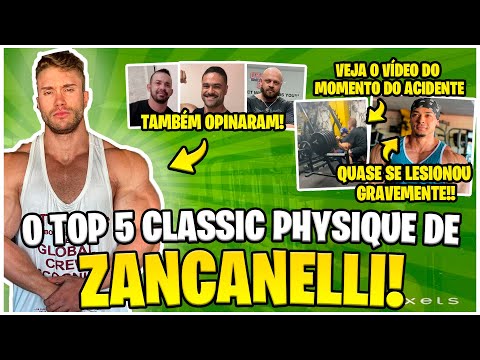 FELIPE FRANCO SE ACIDENTA E QUASE SE LESIONA GRAVEMENTE! ZANCANELLI ELEGE SEU TOP CLASSIC PHYSIQUE!
