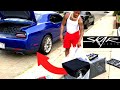 Skar Audio Dual 12 Inch Complete 2 400 Watt SDR Series Subwoofer Bass Package In Dodge Challenger