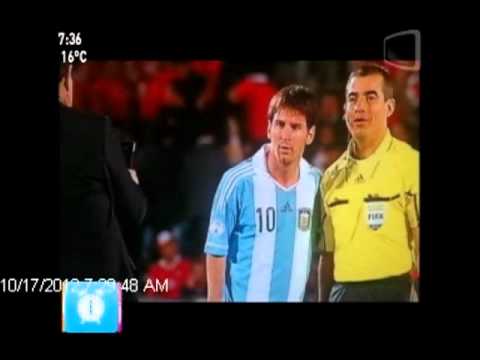 ARBITRO PARAGUAYO FIGURETTI -- PIDIÓ SACARSE FOTO CON MESSI