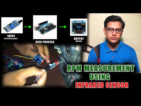 RPM Measurement By Using Arduino and IR sensor, SSD1309 (JJ Informative)