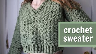 Simple Crochet Sweater Tutorial!