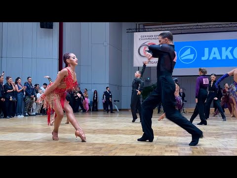 Oleksandr Polyvka & Laila Rubashevsky (USA) Junior 2 Latin [Rumba] GOC 2025 / 3rd Round