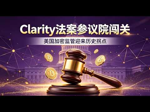 十年迷局终破晓：《Clarity法案》挺进参议院，美国数字资产监管迎来历史性转折