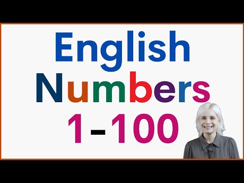 1 - 100 Learn Basic English Numbers + Pronunciation Practice
