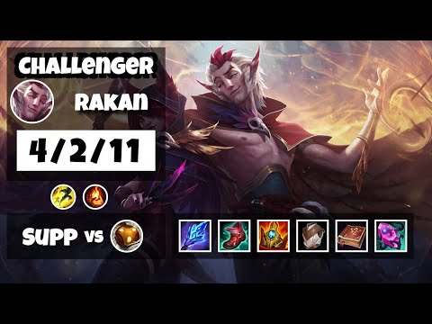 Rakan vs Bard EU Challenger SUPPORT (4/2/11) - v11.6