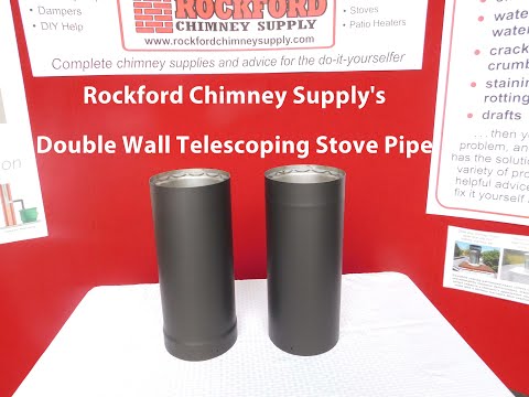 Rockford Chimney Supply's Double Wall Telescoping Stove Pipe