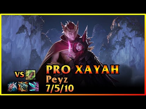 PRO Xayah Gen.G [Peyz/으끄으끄] | KDA 7/5/10 KR