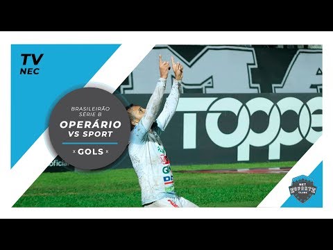 Gols de Operário 2 x 1 Sport - TV NEC