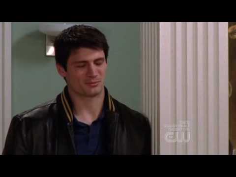 One Tree Hill 6x24 Nathan and Haley "I'm in the NBA"