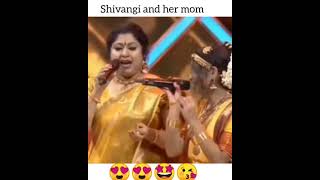 shivangi and her mother singing song in super singer 😍😘♥️💕❤️#nive editz and craftii subscribe now