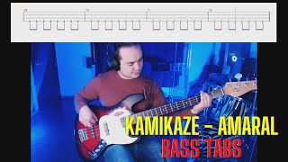 kamikaze - Amaral bajo/bass tabs