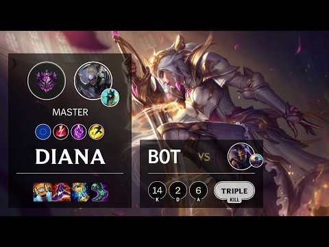 Diana Bot vs Draven - EUW Master Patch 11.24b