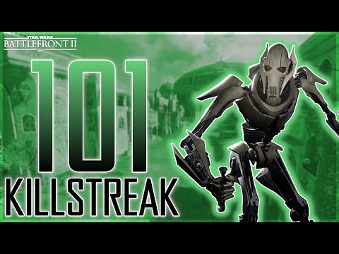 General Grievous 101 Killstreak on Naboo | Star Wars Battlefront 2