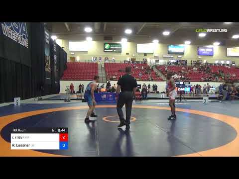2018 Marine Corps US Open/Masters A Freestyle 62 RR Rnd 1 - Rashad Riley (East) Vs. Ryan Lessner (