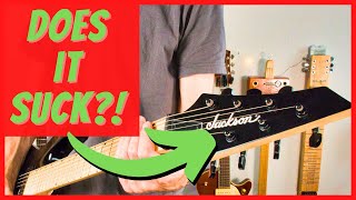 Video thumbnail for This budget 7 string guitar CAN'T be good, right? [Jackson JS22-7 review] by NO SHRED ZONE