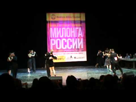 Ruslan Takhirov y Natalia Atepaeva - Campeonato de Tango de Pista. Milonga Russia 2014